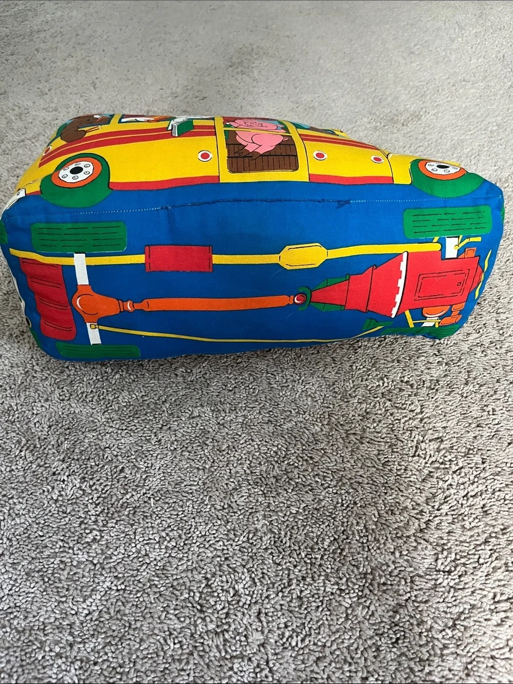 Vintage “Teacher Pet Express” Sculptured Pillow